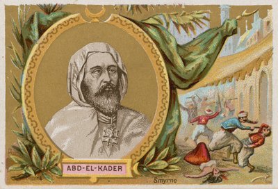 Abd-el-Kader who led the Islamic struggle against the French invasion of Algeria by French School