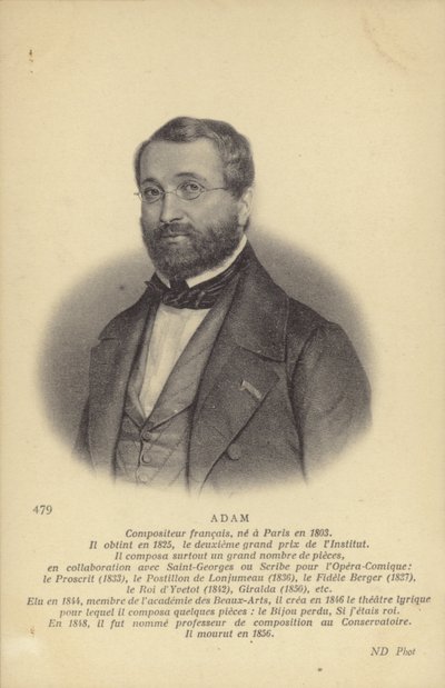 Adolphe Adam by French School