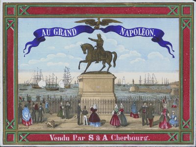 Advertisement for Au Grand Napoleon by French School