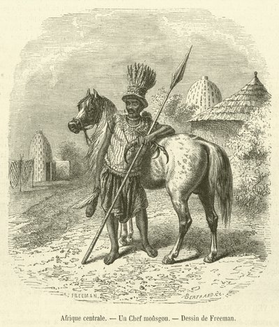 Central Africa, A Mousgou Chief by French School
