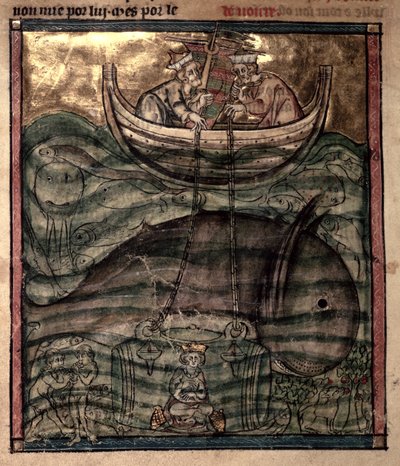 Alexander the Great Lowered onto the Sea-bed in a Glass 