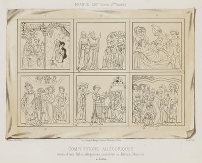 Allegorical Compositions by French School