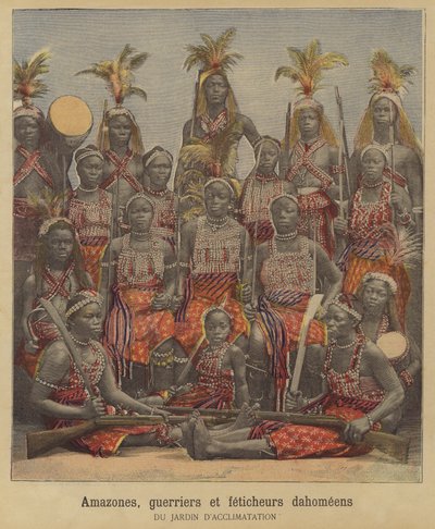 Amazons, Warriors and Witch Doctors from Dahomey by French School