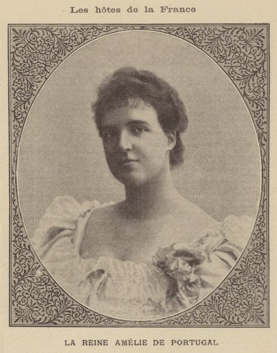 Amelie of Orleans, Queen Consort of King Carlos I of Portugal by French School