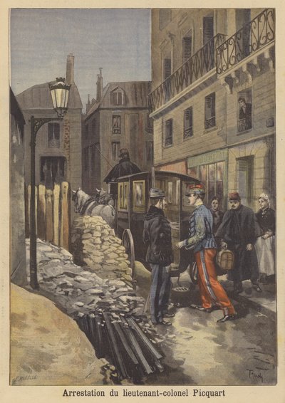 Arrest of Lieutenant-Colonel Picquart by French School