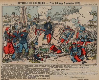 Capture of Orleans by the French after the Battle of Coulmiers, Franco-Prussian War, 9 November 1870 by French School