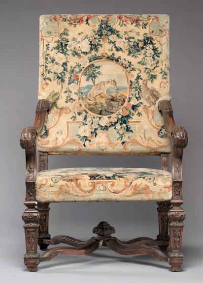 Chair, manufacturer Savonnerie Factory, before 1717 by French School