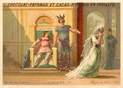Chlothar III, Frankish king of Neustria and Burgundy by French School