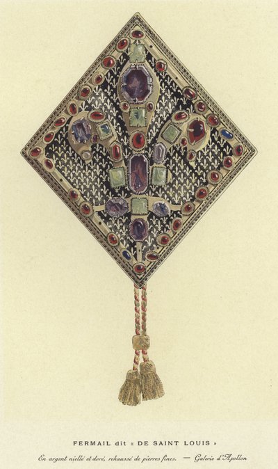 Clasp or Brooch Said to Have Belonged to King Louis IX of France by French School