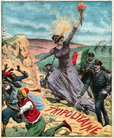 Italian Colonization in Libya by French School