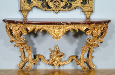 Console Table, designed by Jules-Michel Hardouin, made by Pierre Turpin and Michel II Lange, c.1725 by French School
