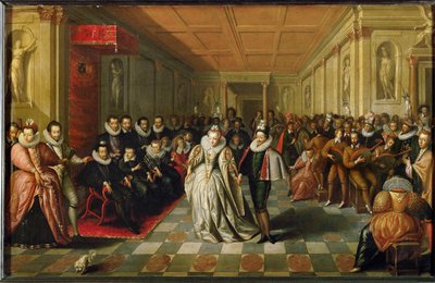 Court Ball at the Palais du Louvre for the Wedding of Anne, Duke of Joyeuse by French School