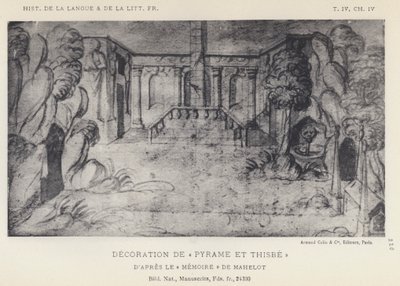 Decoration of Pyramus and Thisbe by French School