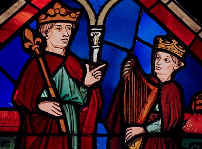 David and Saul (Bay B) by French School