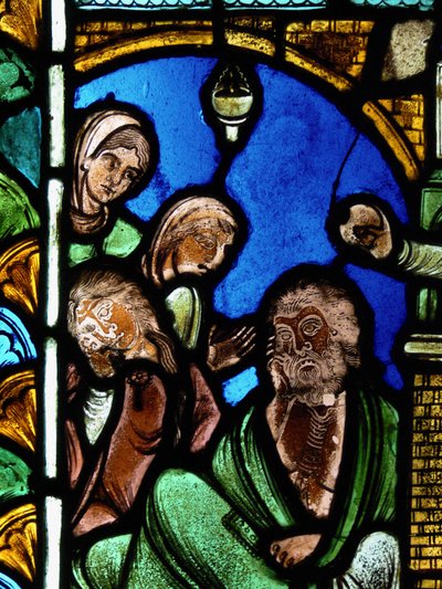 A Scene from the Life of St Nicholas: The Saint Leaves Money to a Man Preventing His Daughters Entering Prostitution by French School