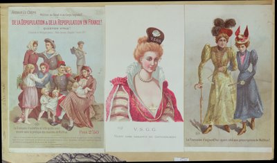 Depopulation and Repopulation in France, booklet by Arthur Le Creps against Malthusianism, 1895 by French School