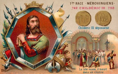 Deposition of Childeric III, 752 by French School