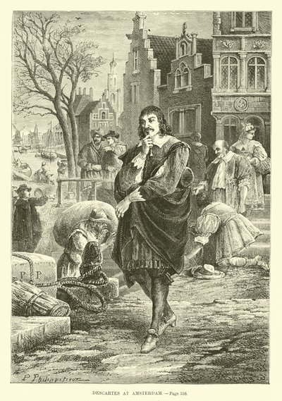 Descartes in Amsterdam by French School