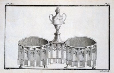Design by Pugin, from a pattern book of Neo-classical metalwork designs put together by Duhamel, c.1770s-80s by French School