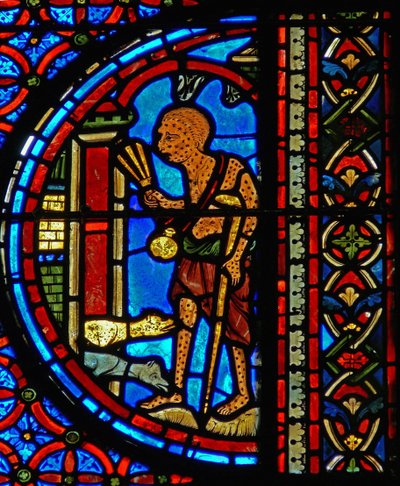 Detail (parable of Lazarus and Dives) by French School