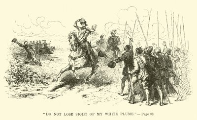 Do Not Lose Sight of My White Plume by French School