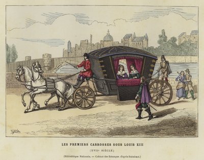 Early French Coach, Reign of Louis XIII, 17th Century by French School