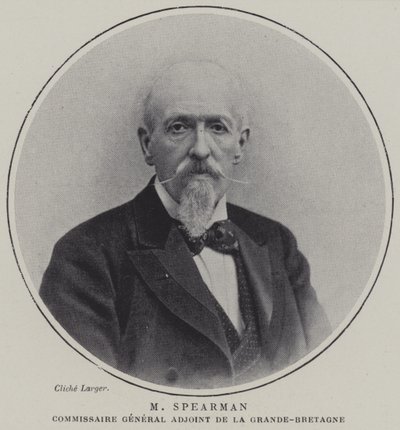 Edmund Spearman, Assistant Commissioner General of the British Commission for the Exposition Universelle 1900, Paris by French School