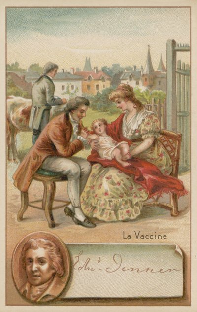 Edward Jenner by French School