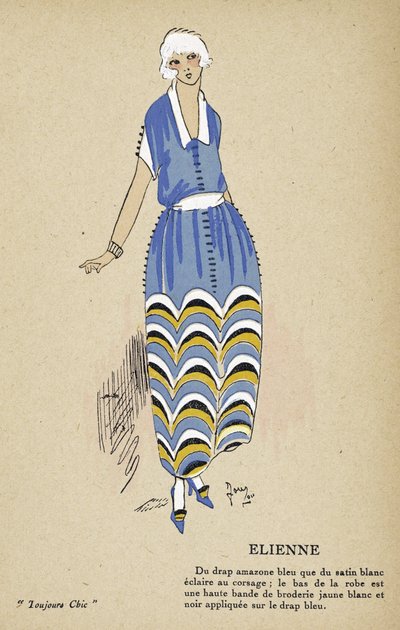 Elienne, from Toujours Chic, published 1921-22 by French School