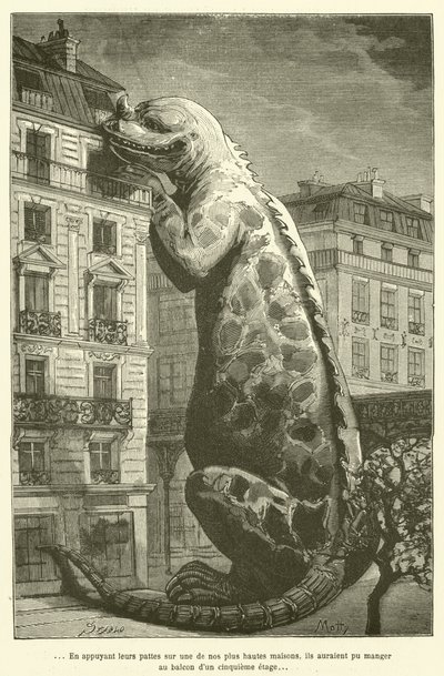 ... By Resting Their Paws on One of Our Tallest Houses, They Could Have Eaten from a Fifth-Floor Balcony by French School