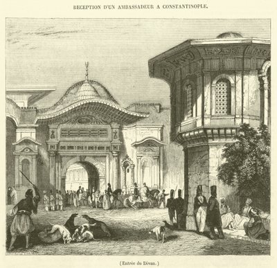 Entrance of the Divan by French School