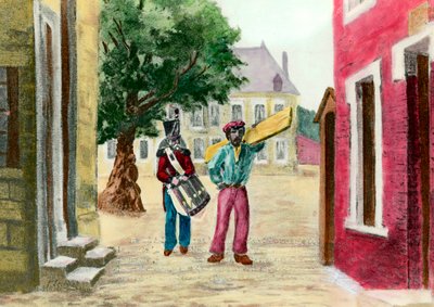 Escape from Napoleon III: Prince Napoleon III disguised as a mason escaped from Fort Ham in 1846 by French School