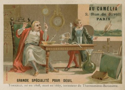 Evangelista Torricelli, Italian Physicist and Mathematician by French School