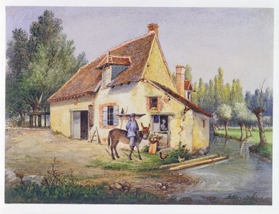 Farm in the Epernay Region by French School