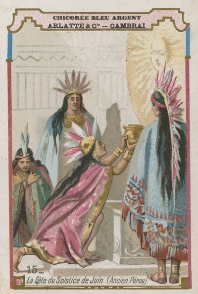 Festival of the Summer Solstice, Ancient Peru by French School