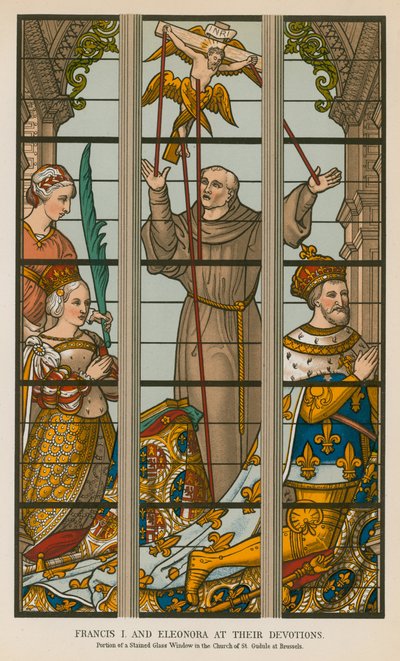 Francis I and Eleonora at their Devotions by French School