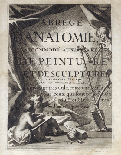 Abstract Anatomy, accommodated to the arts of painting and sculpture by French School