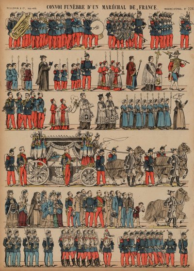 Funeral Procession of a Marshal of France by French School