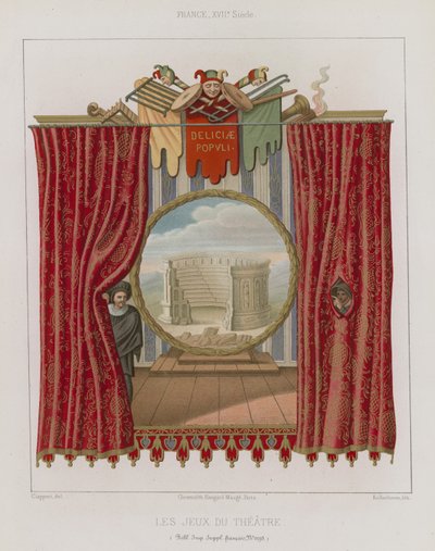 Games of the theatre by French School