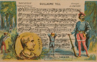Gioachino Rossini and Music from His Opera William Tell by French School