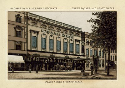 Grand Bazar du Grand Marche, Place Verte, Antwerp by French School