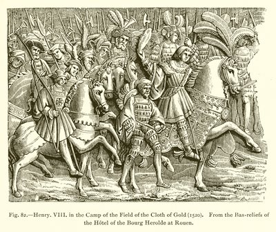 Henry VIII in the Camp of the Field of the Cloth of Gold (1520) by French School