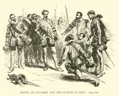 Henry of Navarre and the Scotch Guards by French School