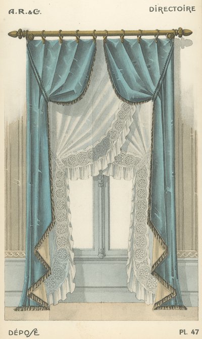 Illustration from interior design product catalogue from A R & Cie, France by French School