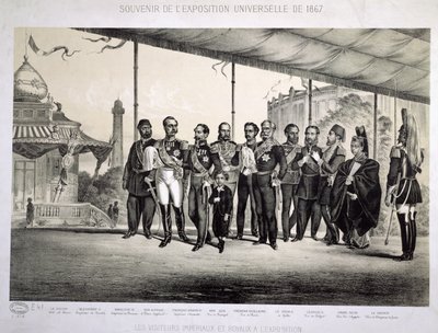 Imperial and Royal Visitors to the Universal Exposition in Paris, 1867 by French School