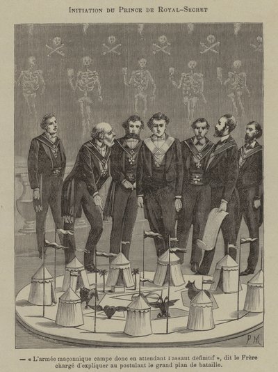 Initiation of a Sublime Prince of the Royal Secret by French School