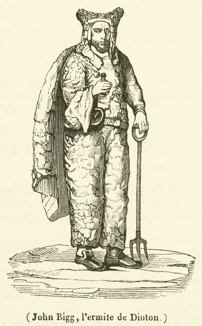 John Bigg, the Hermit of Dinton by French School