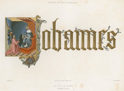 John, Duke of Berry by French School