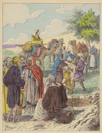 Joseph Sold by His Brothers by French School