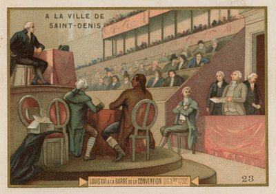 King Louis XVI of France on Trial Before the National Convention, 1792 by French School